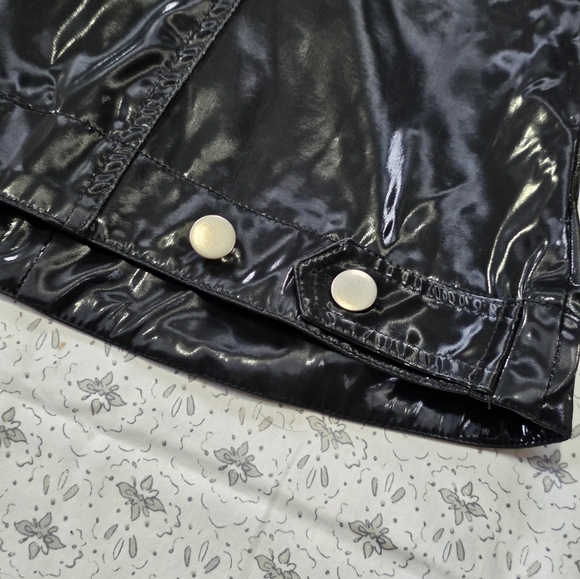 Highway Glossy Polyurethane Jean Style Jacket - Picture 5 of 6